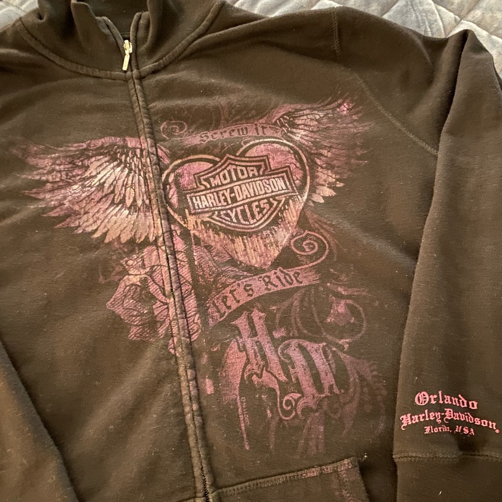 Women’s lightweight Harley Davison zip up jacket